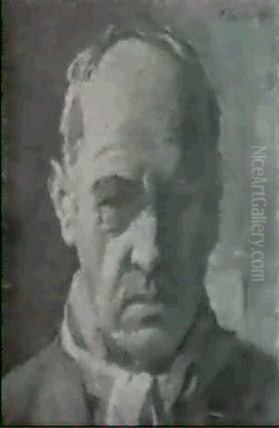 Selbstbildnis Oil Painting by Paul Basilius Barth