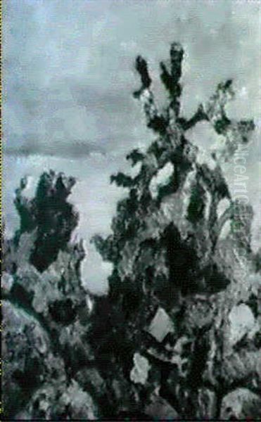 Blick Auf Den Genfersee Oil Painting by Paul Basilius Barth