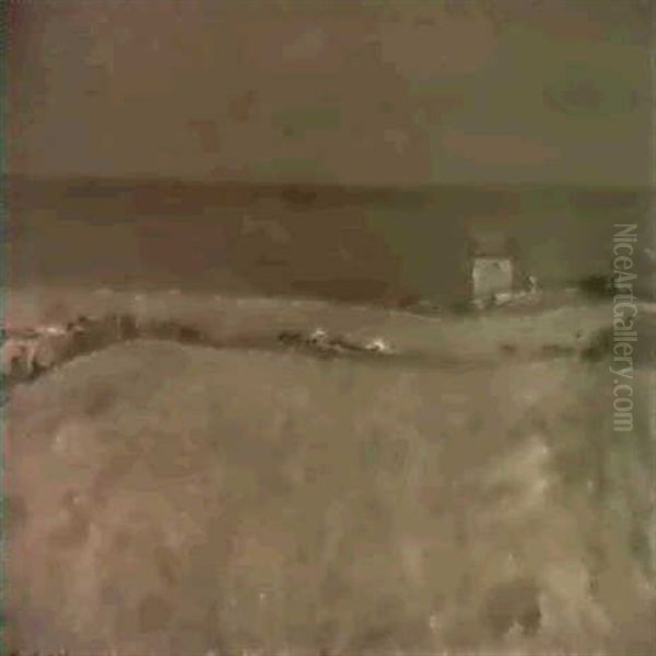 Haus Am Meer (bretagne) Oil Painting by Paul Basilius Barth