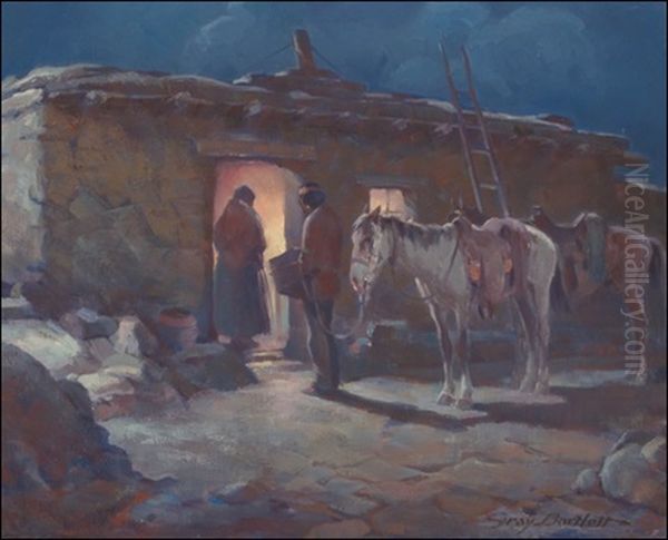 Night Visitor Oil Painting by Gray Phineas Bartlett