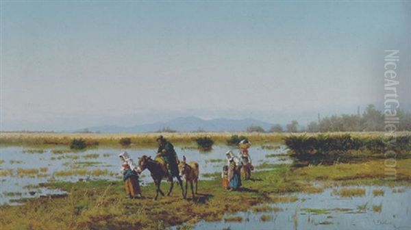 Attraversando Le Paludi Oil Painting by Pietro Barucci