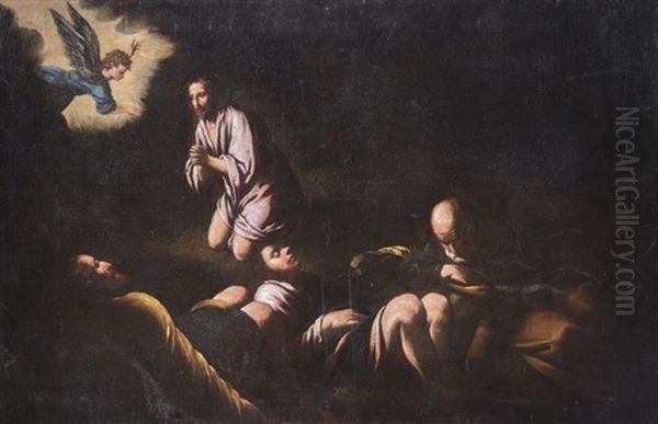 Gesu Nelll'orto Del Getsemani Oil Painting by Francesco, II Bassano