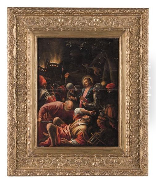 Cattura Di Cristo Oil Painting by Francesco Bassano