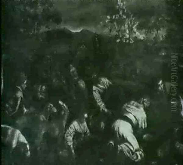Szene Aus Dem Landleben (fruhling?) Oil Painting by Jacopo dal Ponte Bassano