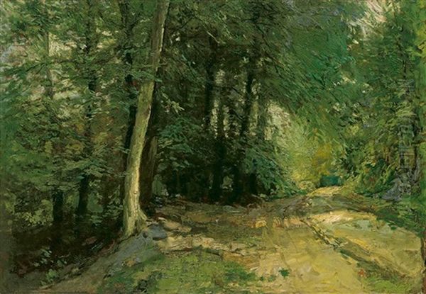 The Sonian Forest Oil Painting by Alfred Bastien