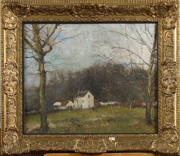 Coin Du Rouge-cloitre Oil Painting by Alfred Bastien