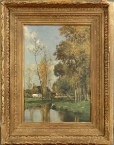Cours D'eau Pres De La Ferme