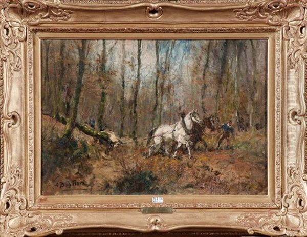 Pres De La Source De L'empereur Oil Painting by Alfred Bastien