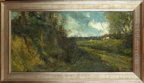Sous-bois Oil Painting by Alfred Bastien