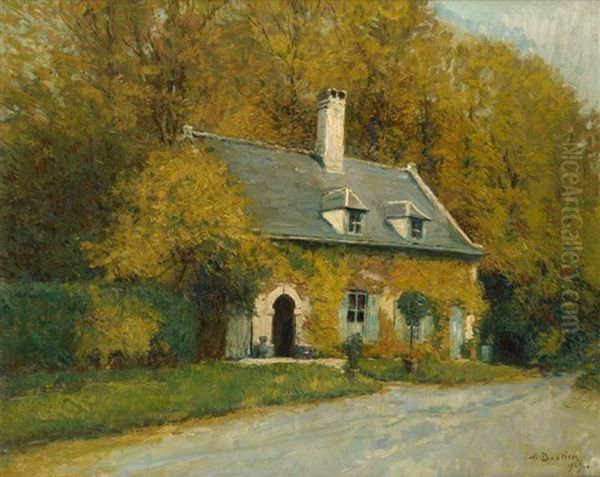 Le Rouge Cloitre Oil Painting by Alfred Bastien