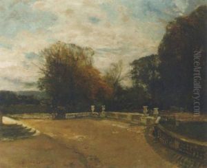 A Terrasse Overlooking A Park