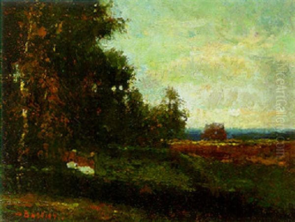 Coin Du Rouge Cloitre Oil Painting by Alfred Bastien