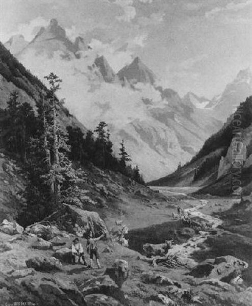 Le Limacon Oil Painting by Eugene Baudouin