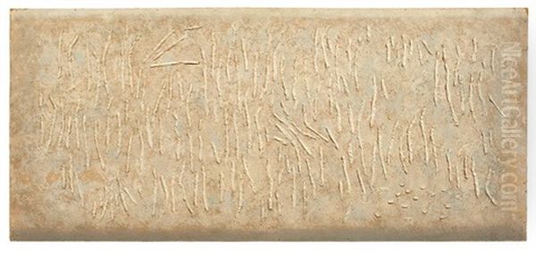 Epischer Fries Oil Painting by Willi Baumeister