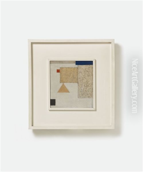 Konstruktivistisch Iv Oil Painting by Willi Baumeister