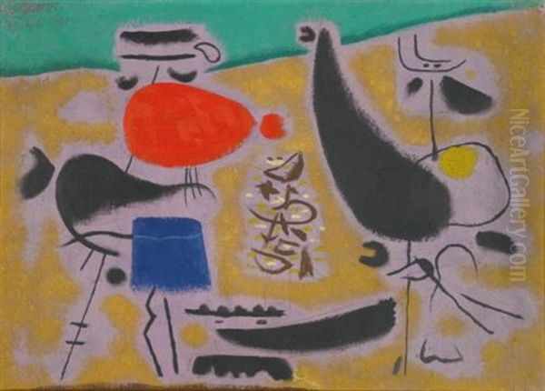 Sabiha Oil Painting by Willi Baumeister