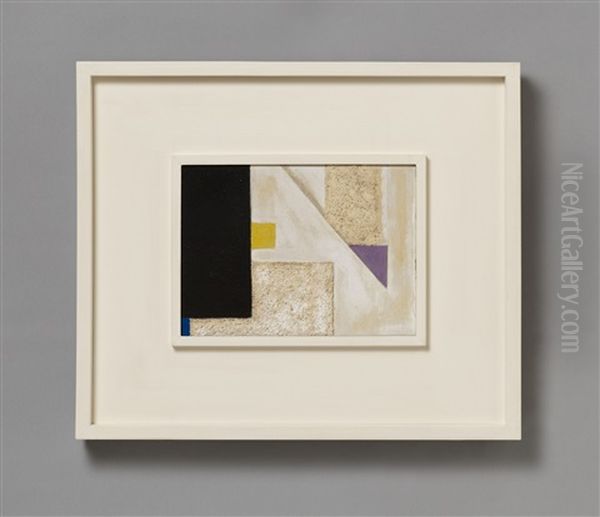 Konstruktivistisch (6) Oil Painting by Willi Baumeister