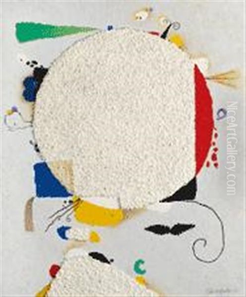 Monturi Oil Painting by Willi Baumeister