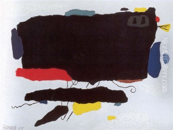 Mo X Oil Painting by Willi Baumeister