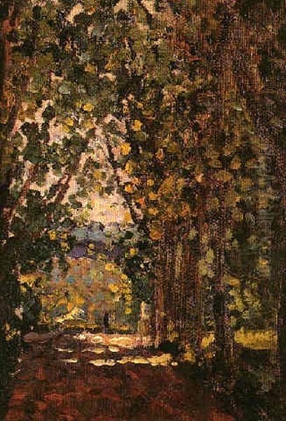 Im Park Oil Painting by Willi Baumeister