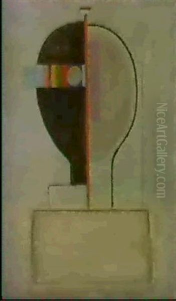 Kopf Oil Painting by Willi Baumeister