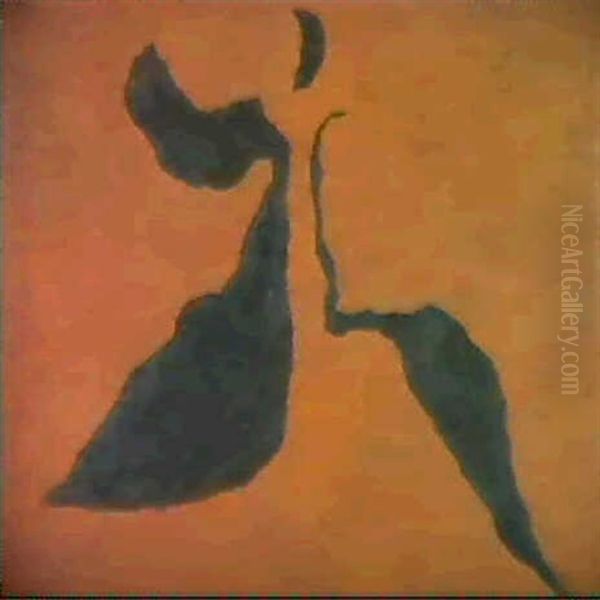 Laufer Vi Oil Painting by Willi Baumeister