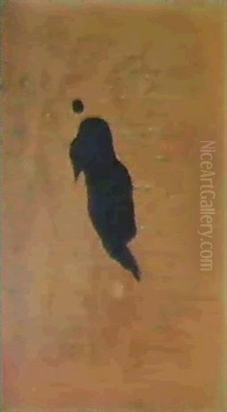 Fussballspieler Iv Oil Painting by Willi Baumeister