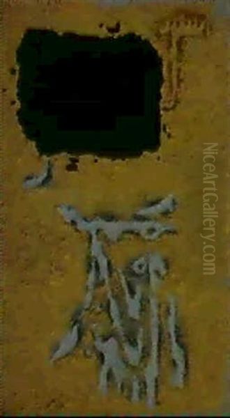 Komposition Oil Painting by Willi Baumeister