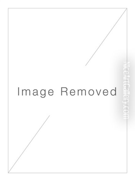 Kornernte In Weiter Hugellandschaft Oil Painting by Fritz Bayerlein