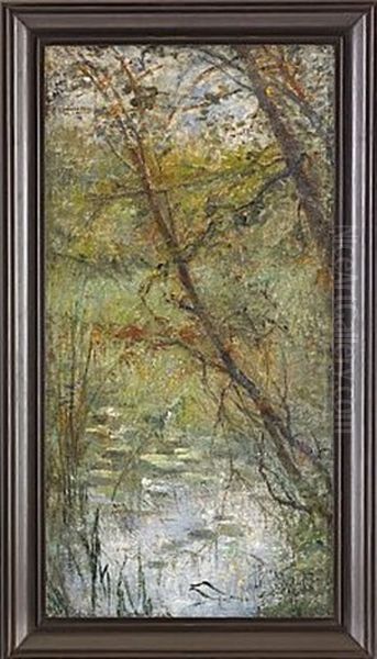 Nenuphars Oil Painting by Julia Beck