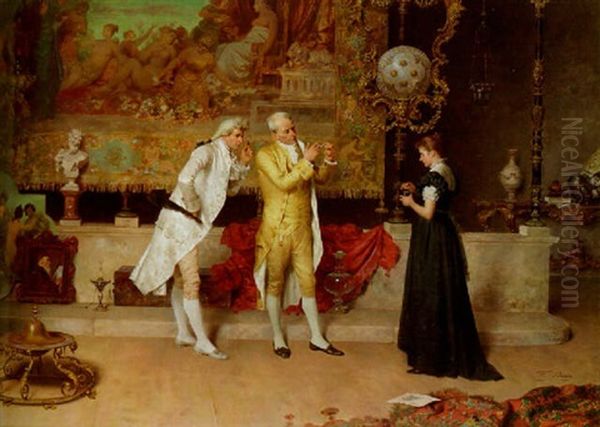 The Valuation Oil Painting by Francesco Beda