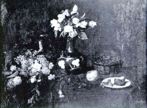 Stilleben Oil Painting by Emil Beithan