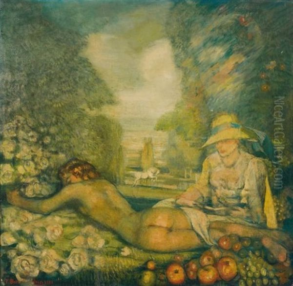 Le Sommeil D'eve Oil Painting by Federico Beltran Masses