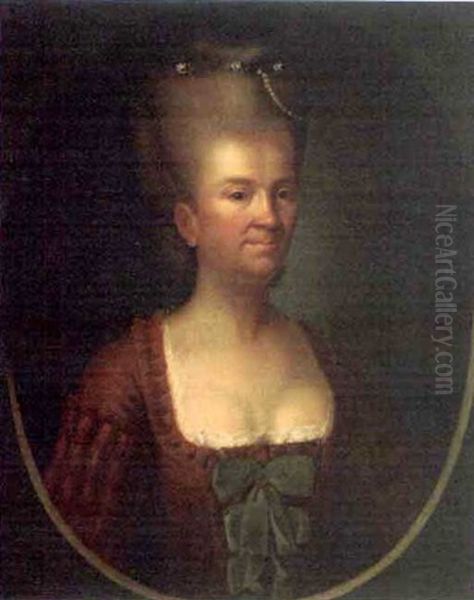 Lady Of The Potts Family Oil Painting by Henry Benbridge