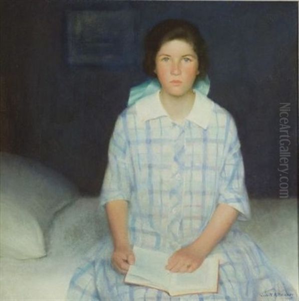 End Of The Story Oil Painting by Gerrit Beneker