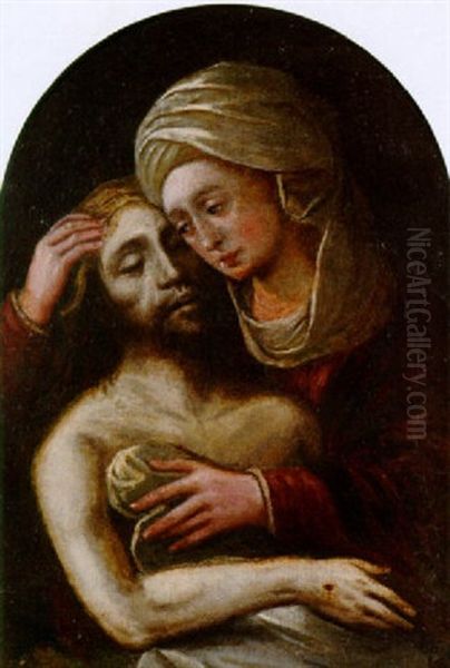 Pieta Oil Painting by Ambrosius Benson