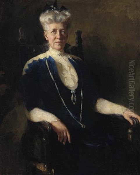 Susie Sanders Oil Painting by Frank Weston Benson