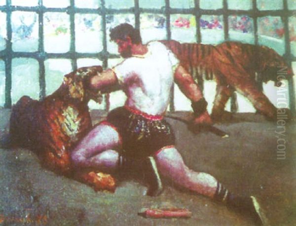 Le Dompteur Oil Painting by Jean Beraud