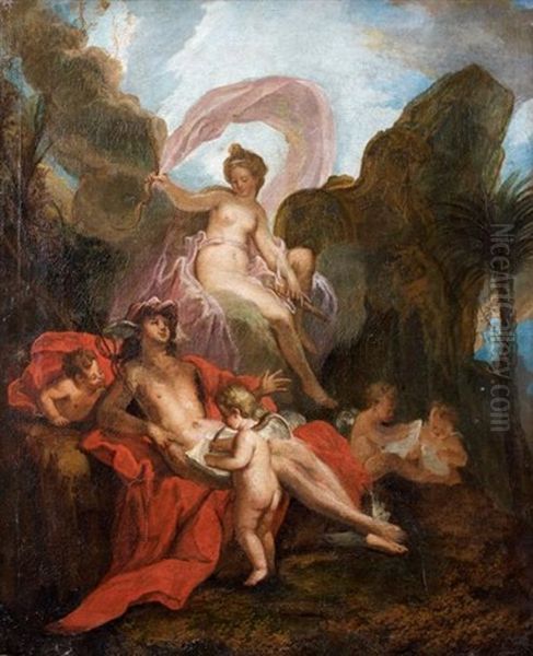 L'education De L'amour Oil Painting by Nicolas Bertin