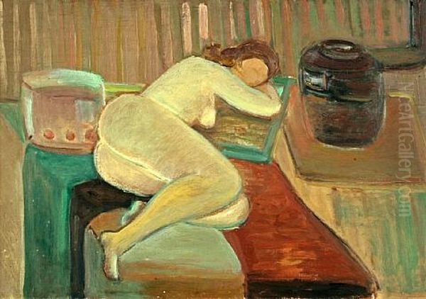 Nude Oil Painting by James Bertrand