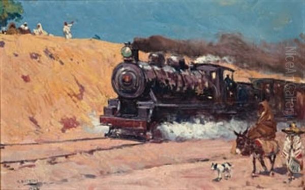 Tren De Ceuta Oil Painting by Mariano Bertuchi