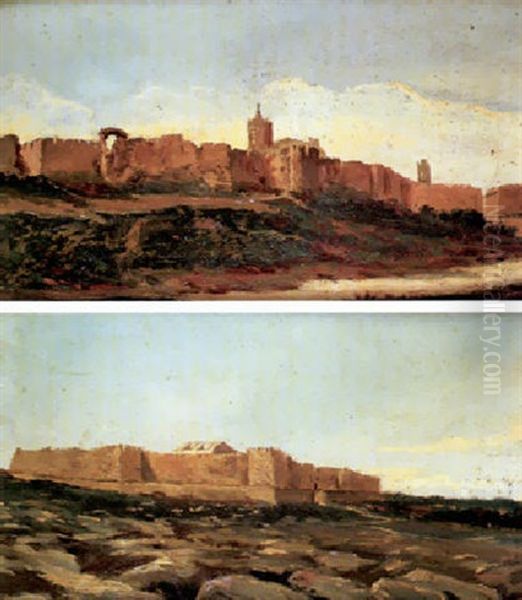 Fortaleza En Africa Oil Painting by Mariano Bertuchi