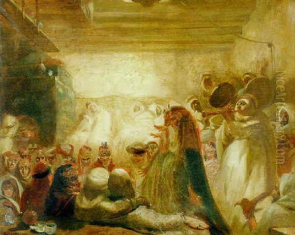 Les Ouled-nails Oil Painting by Albert Besnard