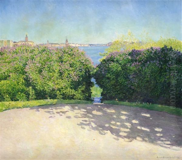 Utsikt Fran Ralambshov Oil Painting by Arthur Bianchini