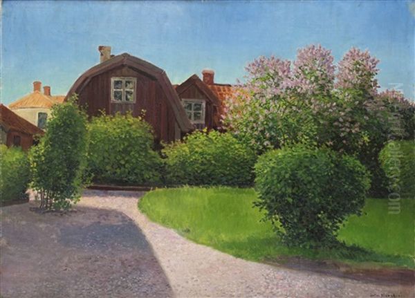 Skuggan Sandhamn Oil Painting by Arthur Bianchini