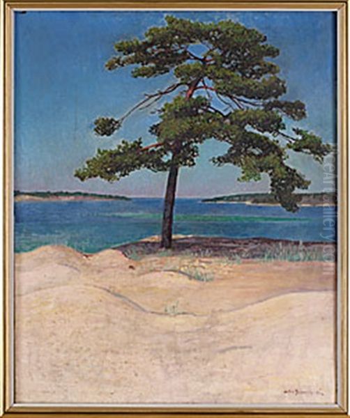 Furan Vid Hafvet Oil Painting by Arthur Bianchini