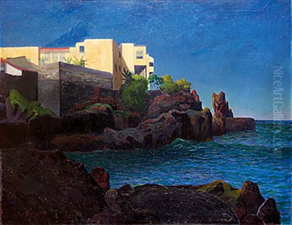 Capri Oil Painting by Arthur Bianchini