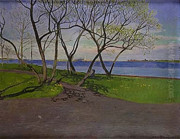 Var, Sandhamn Oil Painting by Arthur Bianchini