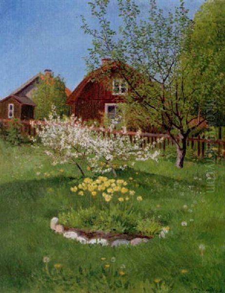 Var - Sandhamn Oil Painting by Arthur Bianchini