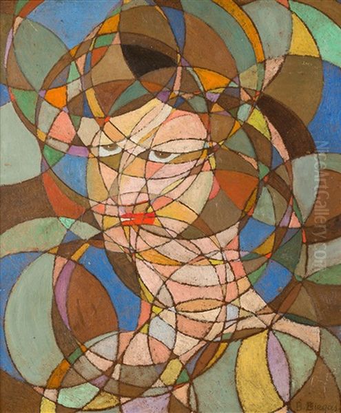 Portret Sferyczny Oil Painting by Boleslas Biegas